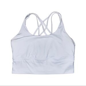 White sports bra